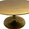 Best KARE Design Stolik kawowy złoty aluminiowy Ø91 cm ręczne wykonanie - KARE