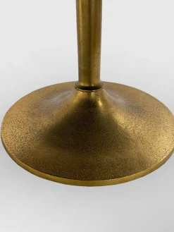 Best KARE Design Stolik kawowy złoty aluminiowy Ø91 cm ręczne wykonanie - KARE