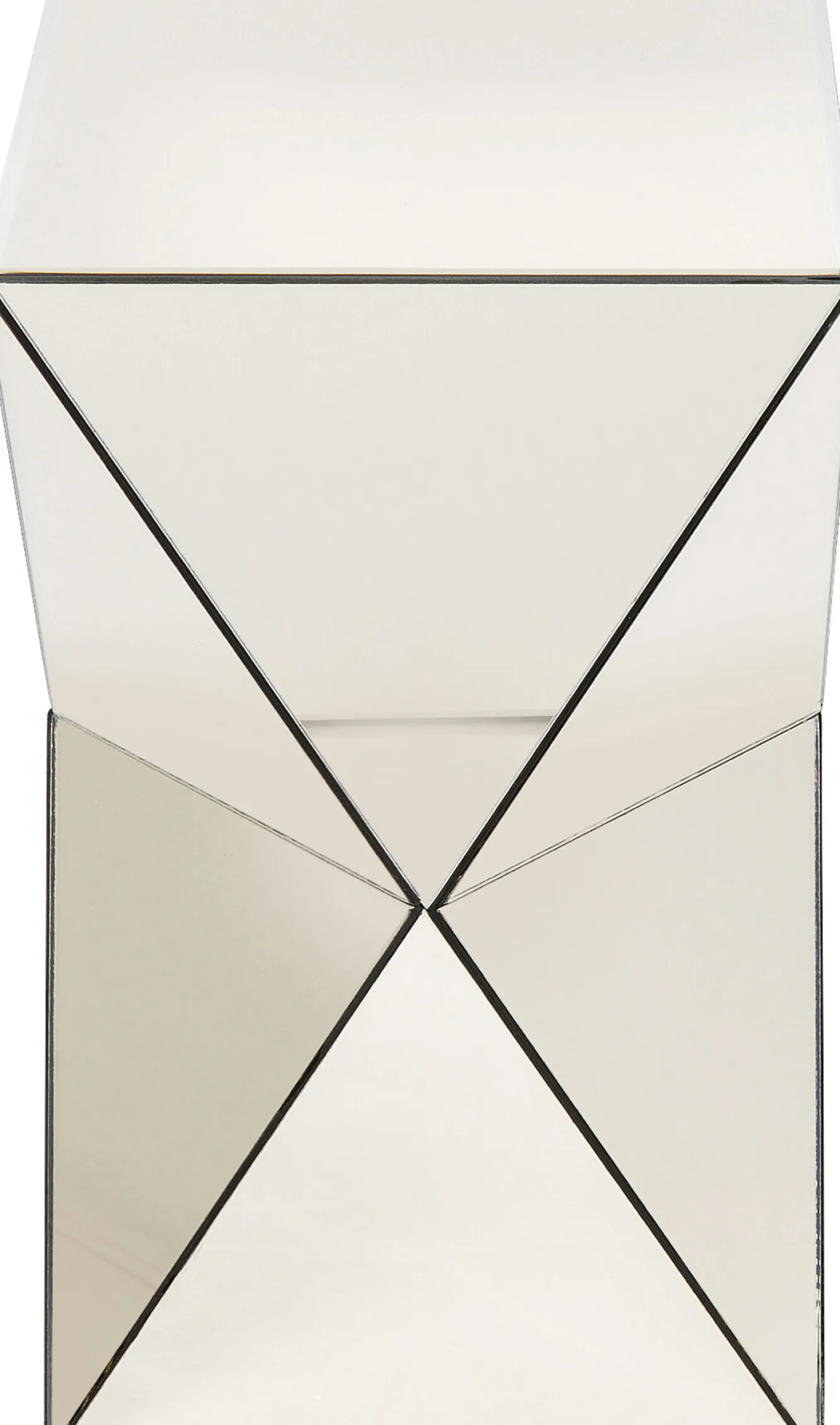 Outlet KARE Design Stolik Luxury 32x54 cm lustrzany szampański - KARE