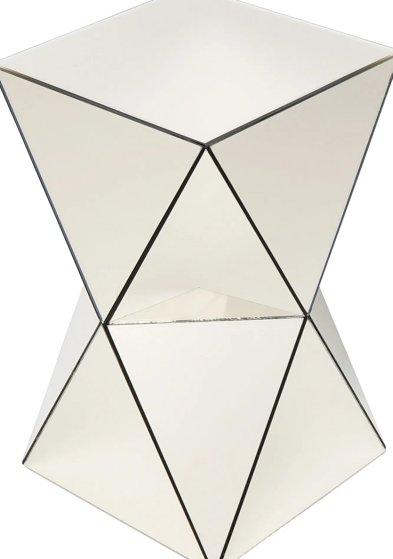 Outlet KARE Design Stolik Luxury 32x54 cm lustrzany szampański - KARE