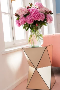 Outlet KARE Design Stolik Luxury 32x54 cm lustrzany szampański - KARE