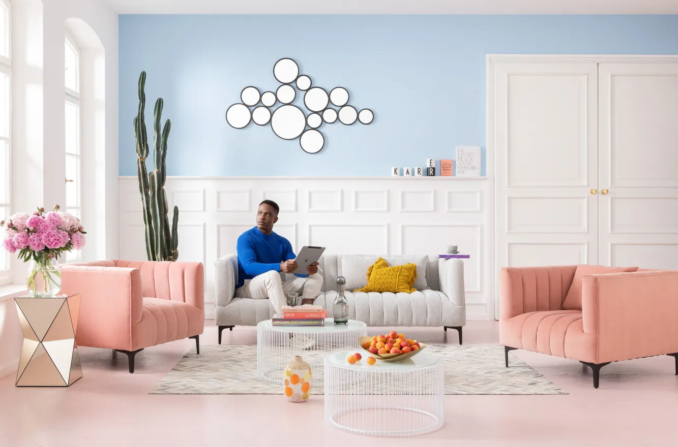 Outlet KARE Design Stolik Luxury 32x54 cm lustrzany szampański - KARE