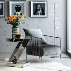 Best KARE Design Stolik Luxury Z 45x60 cm lustrzany - KARE