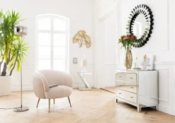 Best KARE Design Stolik Luxury Z 45x60 cm lustrzany - KARE