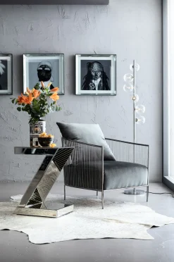 Best KARE Design Stolik Luxury Z 45x60 cm lustrzany - KARE