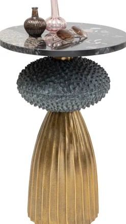 Fashion KARE Design Stolik Masha Ø43xH62 cm - blat marmur - KARE