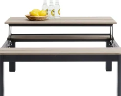 Clearance KARE Design Stolik ogrodowy rozkładany Happy Day 90x71 cm - KARE