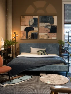 Sale KARE Design Stolik pomocniczy blat kolor marmur podstawa złota stal nierdzewna Ø50 cm - KARE