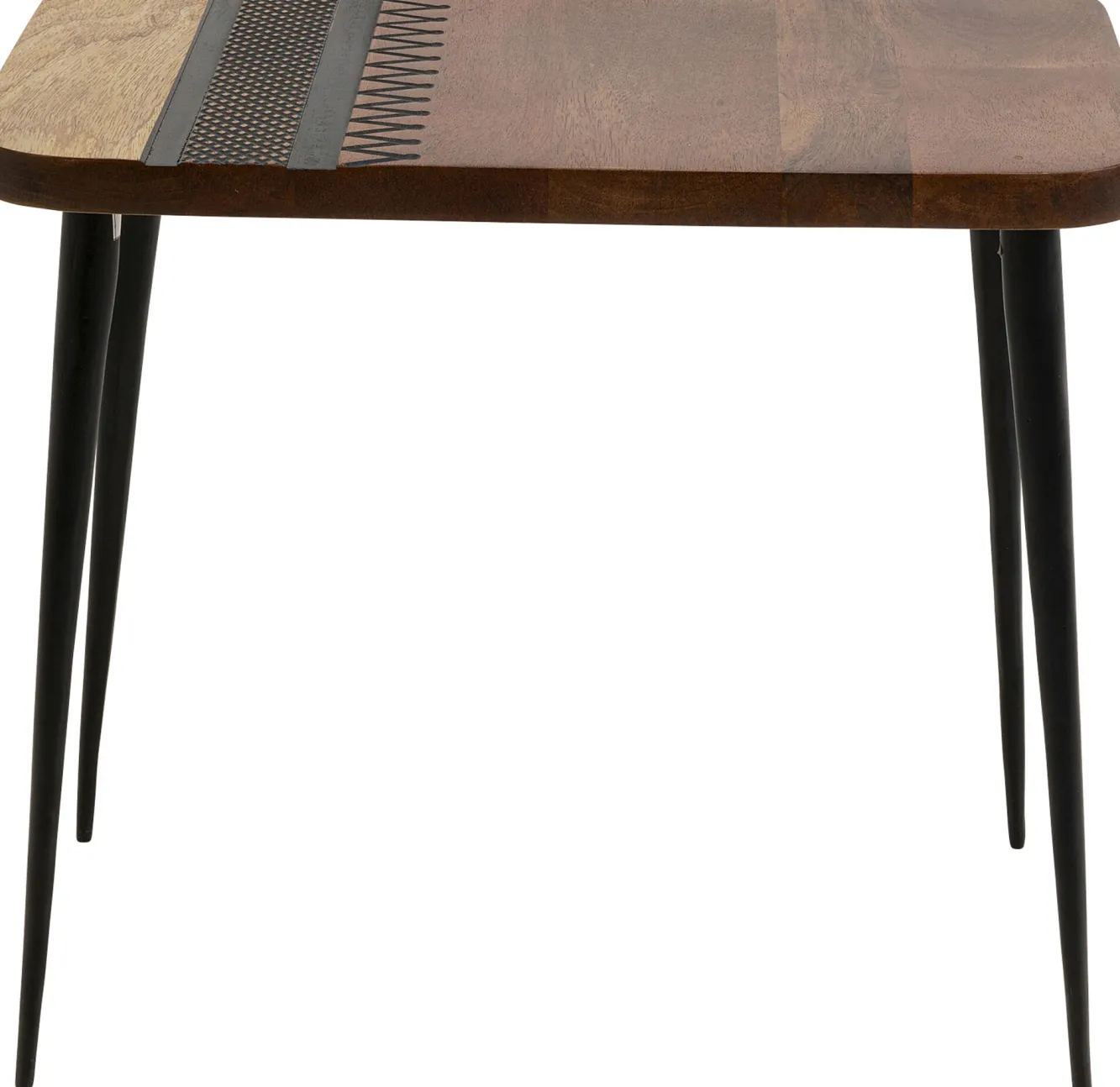 Discount KARE Design Stolik pomocniczy boho drewno mango i stal 40x30 cm - KARE