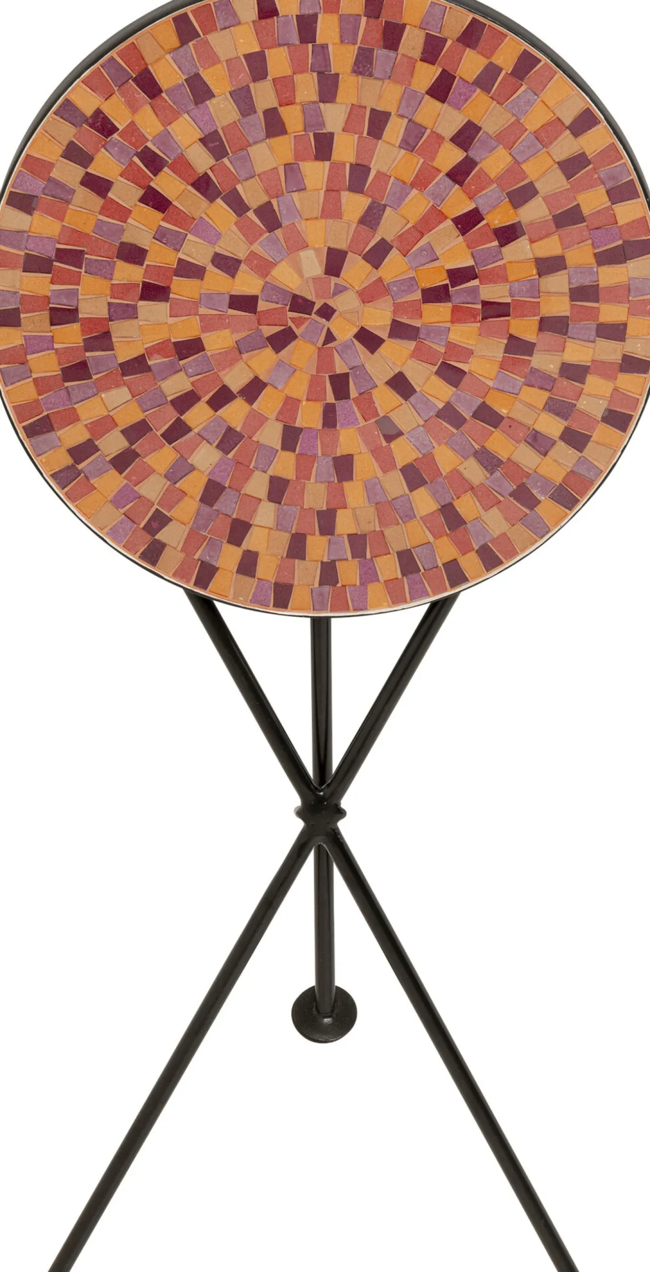 Sale KARE Design Stolik pomocniczy Clack Mosaic Red Ø35cm - KARE