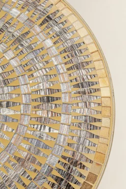 Best KARE Design Stolik pomocniczy Clack Mosaic Brown Ø35cm - KARE