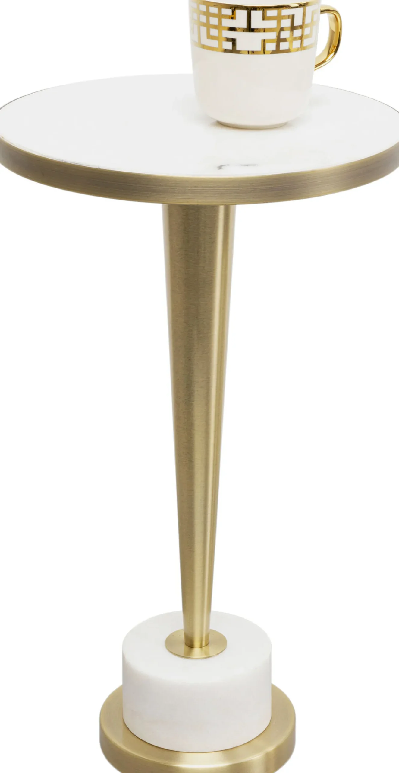 Clearance KARE Design Stolik pomocniczy Coney Marble Ø30cm - KARE