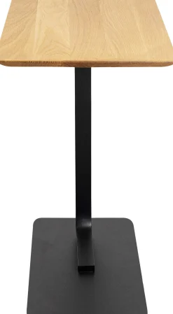 Clearance KARE Design Stolik pomocniczy do salonu drewno dębowe i stal 59x34 cm - KARE