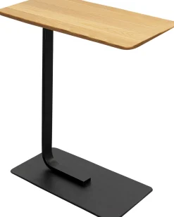 Clearance KARE Design Stolik pomocniczy do salonu drewno dębowe i stal 59x34 cm - KARE