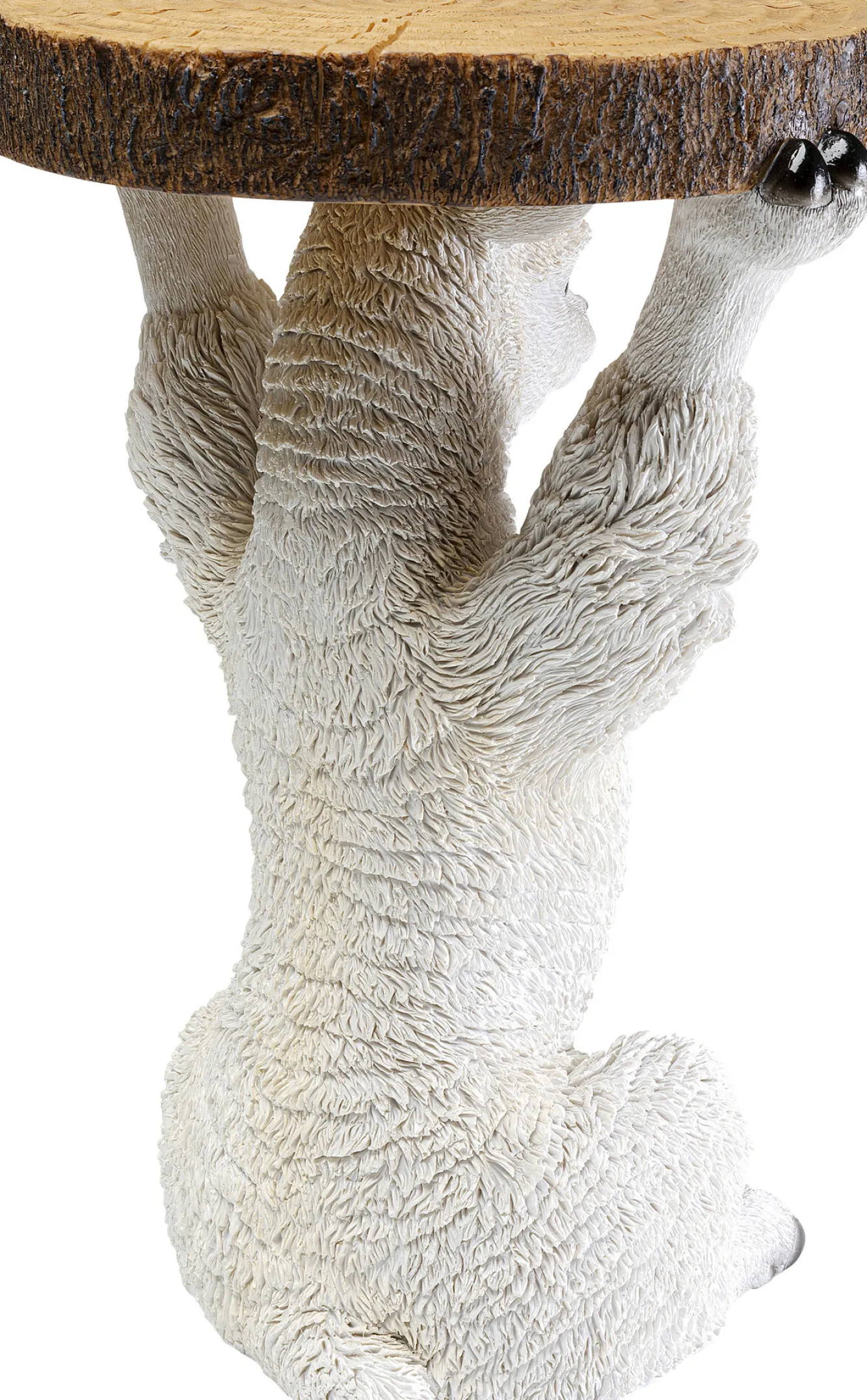 Clearance KARE Design Stolik pomocniczy mały motyw zwierzęcy lama Ø23x36 cm - KARE