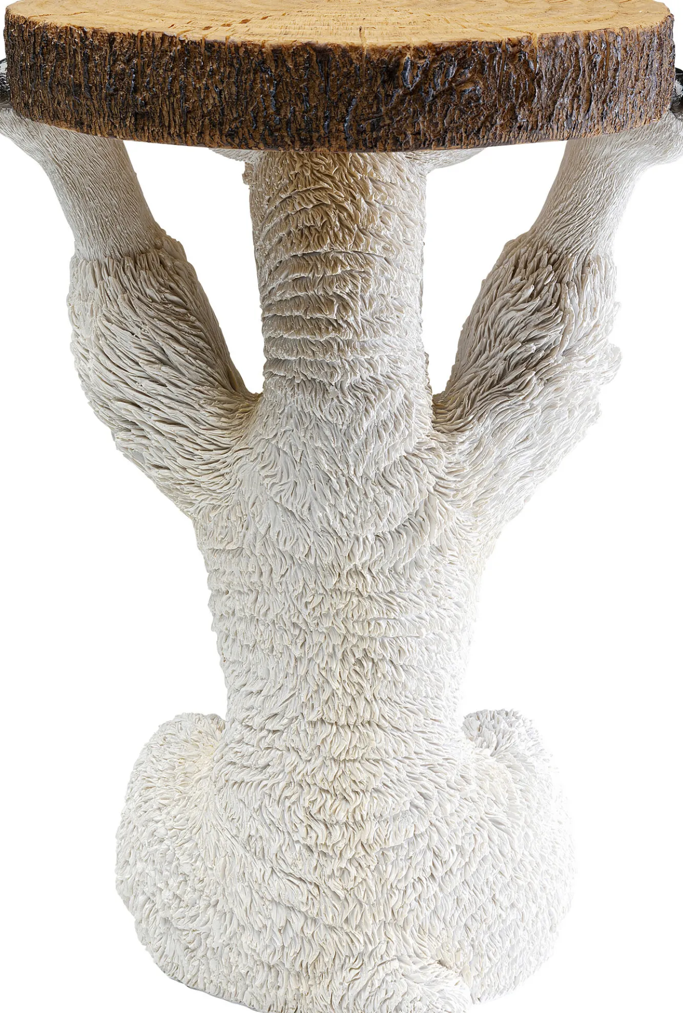 Clearance KARE Design Stolik pomocniczy mały motyw zwierzęcy lama Ø23x36 cm - KARE