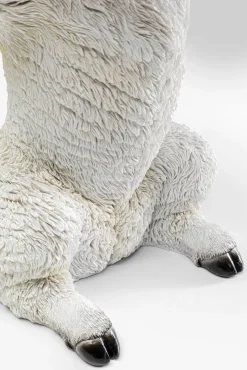 Clearance KARE Design Stolik pomocniczy mały motyw zwierzęcy lama Ø23x36 cm - KARE