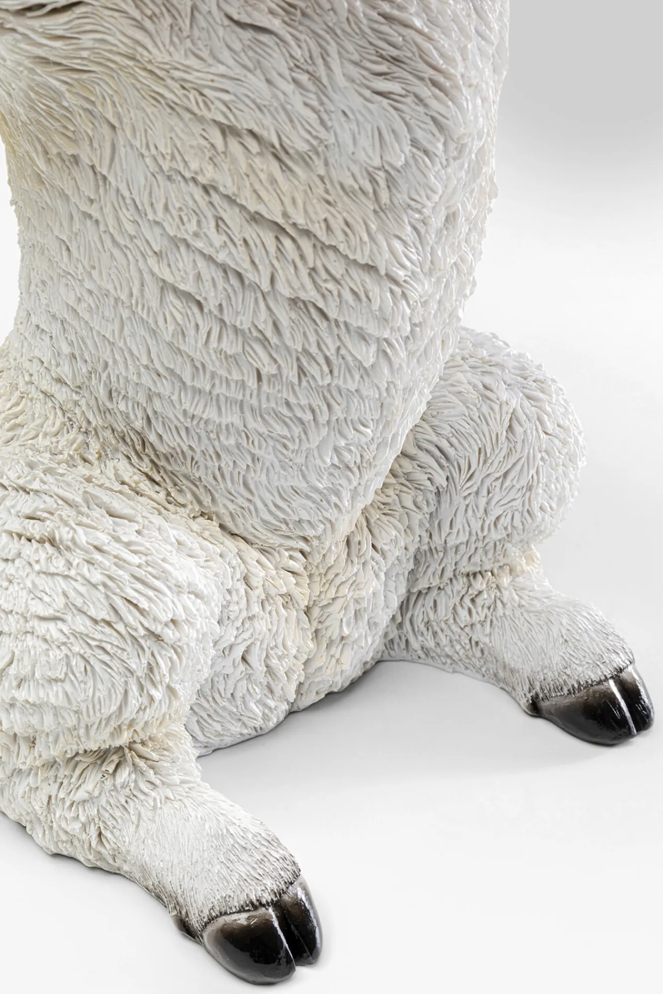 Clearance KARE Design Stolik pomocniczy mały motyw zwierzęcy lama Ø23x36 cm - KARE