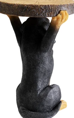 Discount KARE Design Stolik pomocniczy mały motyw zwierzęcy pies jamnik Ø23x36 cm - KARE