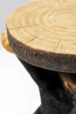 Discount KARE Design Stolik pomocniczy mały motyw zwierzęcy pies jamnik Ø23x36 cm - KARE