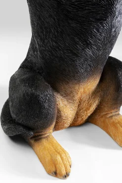 Discount KARE Design Stolik pomocniczy mały motyw zwierzęcy pies jamnik Ø23x36 cm - KARE