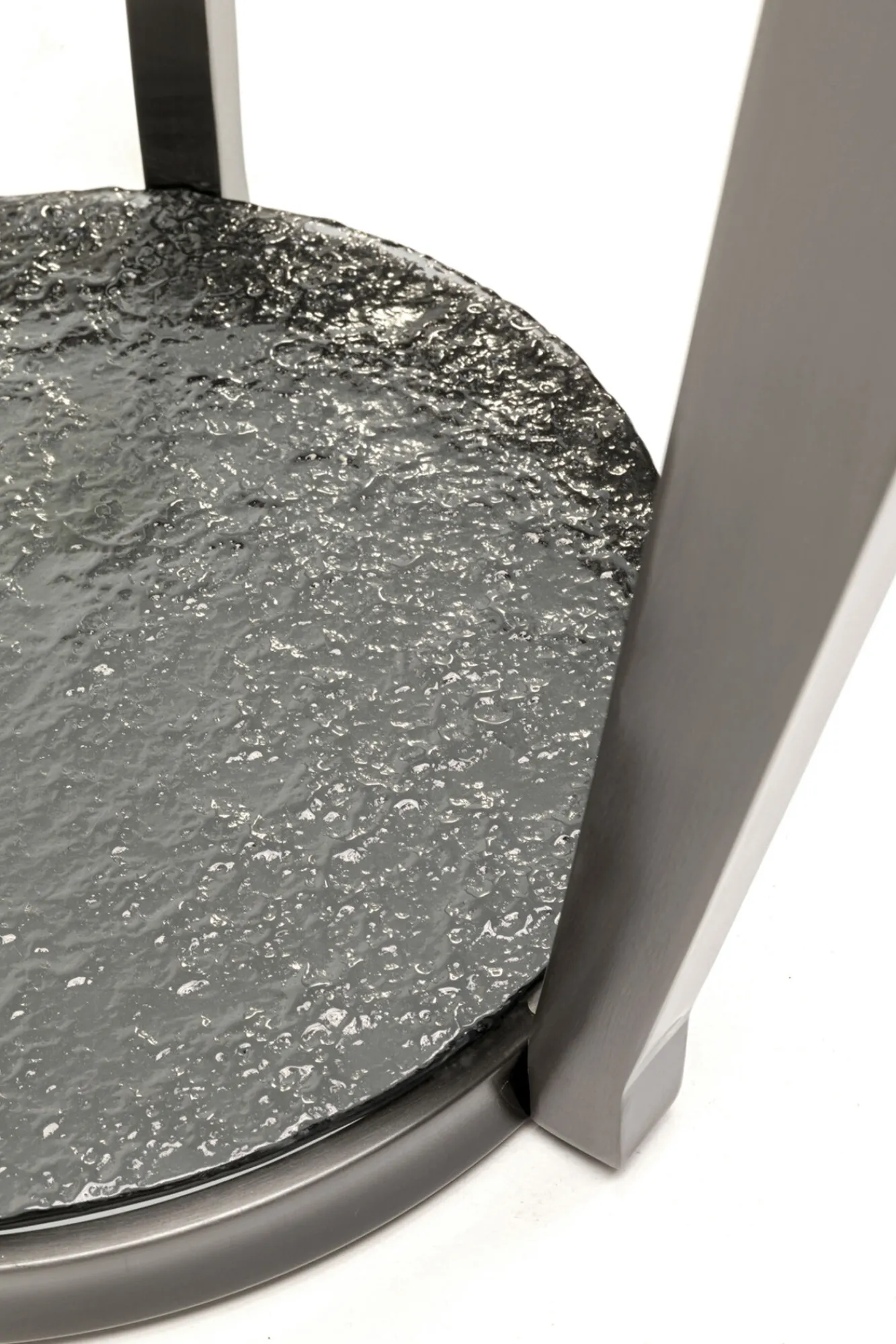 Discount KARE Design Stolik pomocniczy Monocolo Graphite Ø50cm - KARE