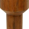 Clearance KARE Design Stolik pomocniczy okrągły brązowy z drewna mango Ø35x55 cm - KARE