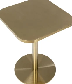 Discount KARE Design Stolik pomocniczy stal nierdzewna złota 50x50 cm - KARE