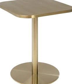 Discount KARE Design Stolik pomocniczy stal nierdzewna złota 50x50 cm - KARE