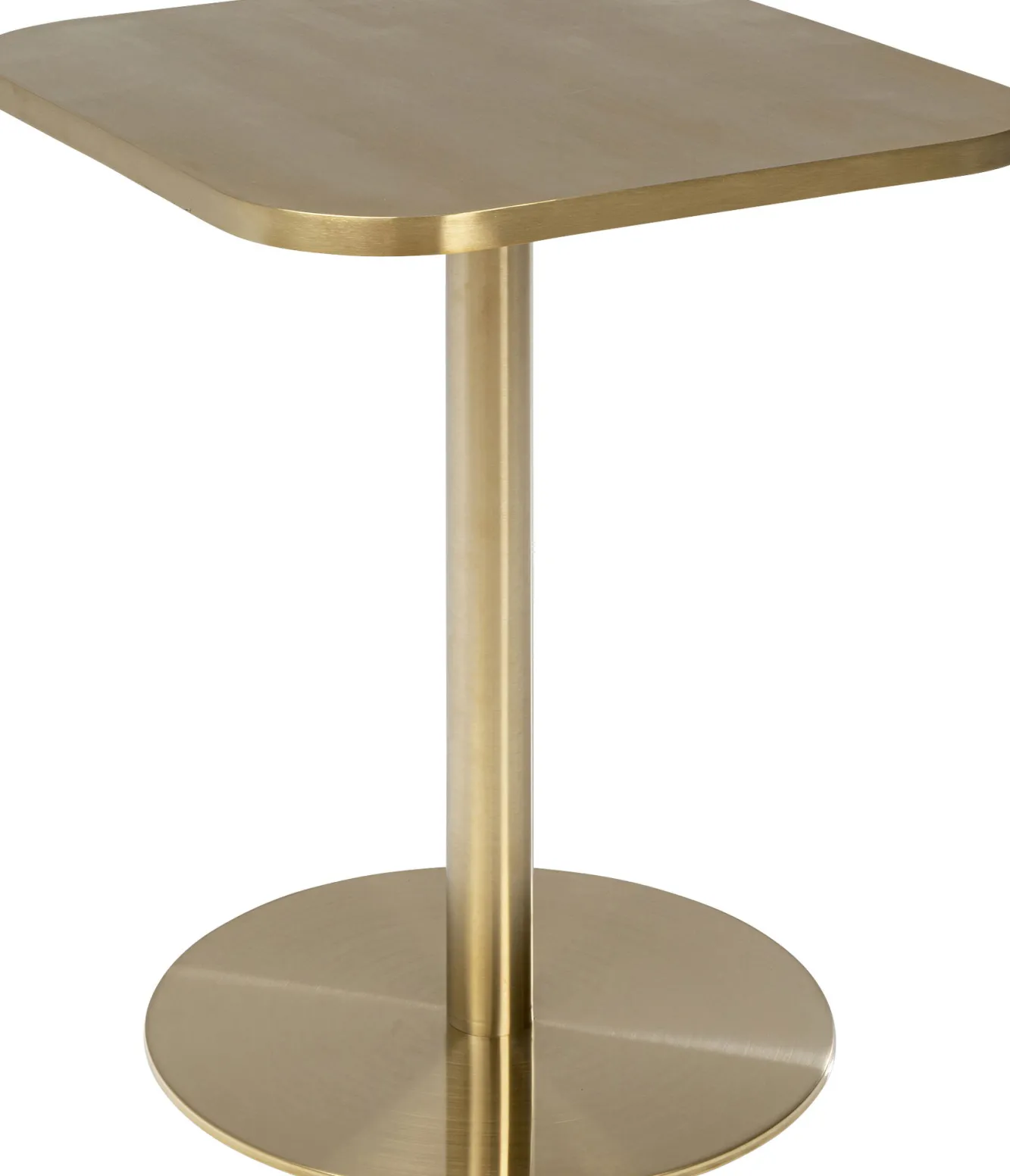 Discount KARE Design Stolik pomocniczy stal nierdzewna złota 50x50 cm - KARE