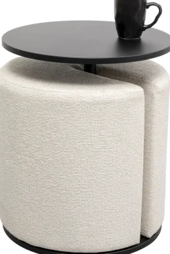 Fashion KARE Design Stolik pomocniczy z pufą Better Together - KARE