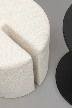 Fashion KARE Design Stolik pomocniczy z pufą Better Together - KARE