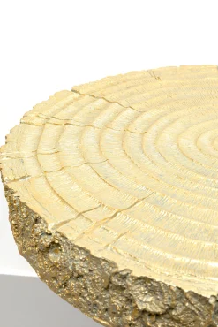 Hot KARE Design Stolik pomocniczy złoty motyw zwierzęcy świnka 34x52 cm - KARE