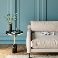 Sale KARE Design Stolik San Luca Base Ø46x53 cm czarny - KARE