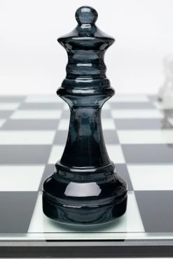 Sale KARE Design Szachy szkło hartowane ręczne wykonanie 60x60 cm - KARE