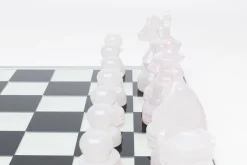 Sale KARE Design Szachy szkło hartowane ręczne wykonanie 60x60 cm - KARE