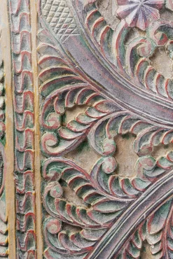 Best KARE Design Szafa 2-drzwiowa z drewna mango front kolorowy 120x180 cm - KARE