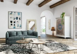 Best KARE Design Szafa 2-drzwiowa z drewna mango front kolorowy 120x180 cm - KARE