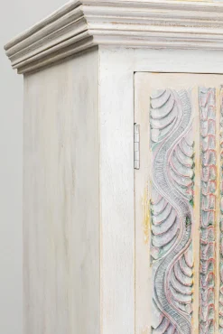 Best KARE Design Szafa 2-drzwiowa z drewna mango front kolorowy 120x180 cm - KARE