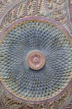 Best KARE Design Szafa 2-drzwiowa z drewna mango front kolorowy 120x180 cm - KARE