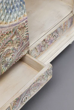 Best KARE Design Szafa 2-drzwiowa z drewna mango front kolorowy 120x180 cm - KARE