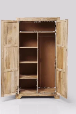 Hot KARE Design Szafa Puro 100x190 cm drewniana - KARE