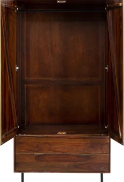 Sale KARE Design Szafa Ravello 100x190 cm mango brązowa - KARE