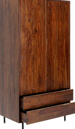 Sale KARE Design Szafa Ravello 100x190 cm mango brązowa - KARE