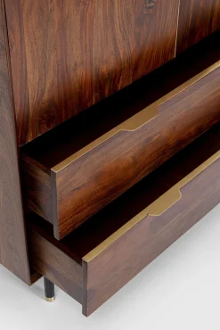 Sale KARE Design Szafa Ravello 100x190 cm mango brązowa - KARE