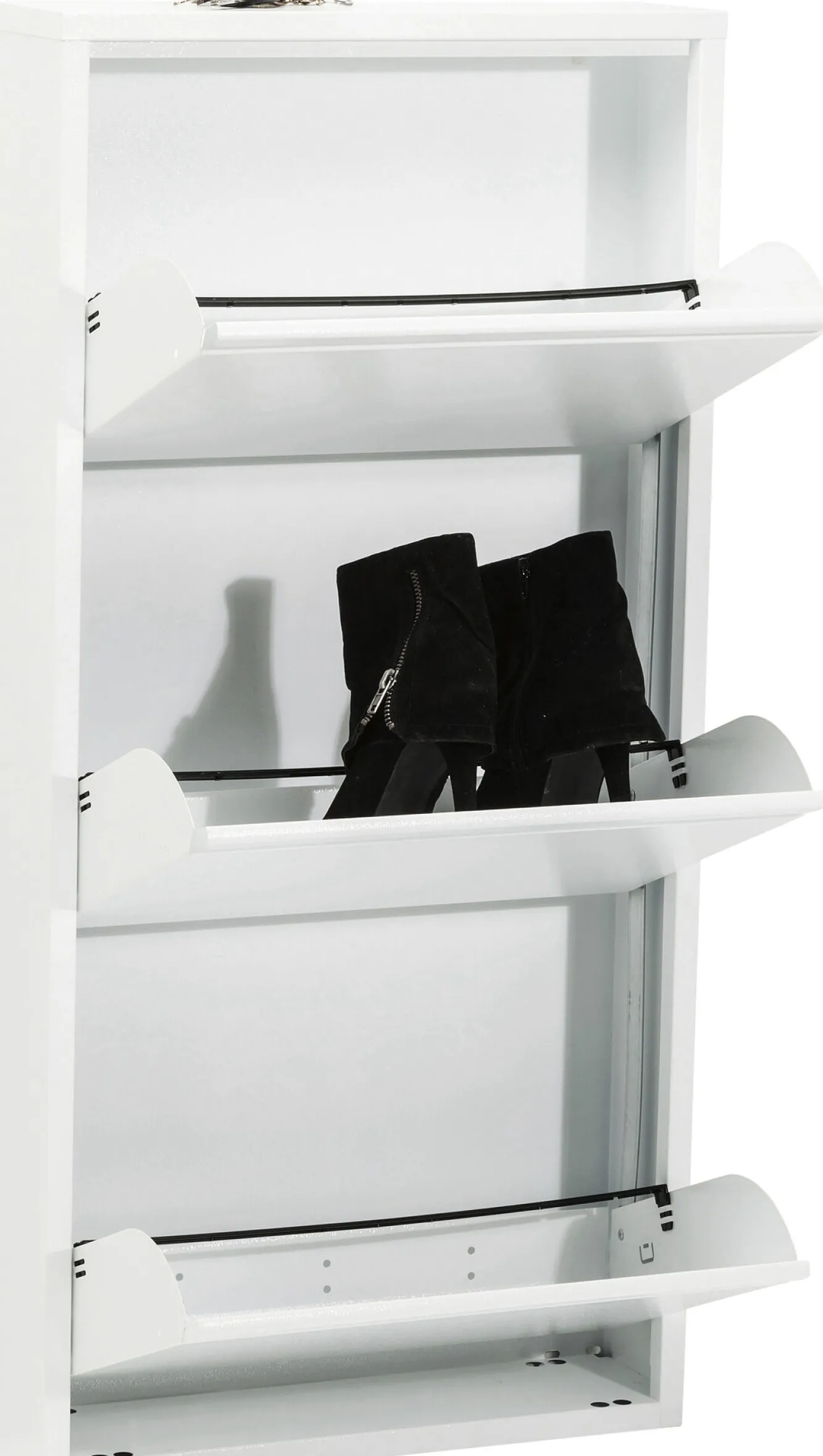 Clearance KARE Design Szafka na buty Caruso MO 50x103 cm biała - KARE