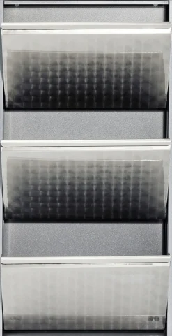 Outlet KARE Design Szafka na buty Caruso MO 50x103 cm srebrna - KARE