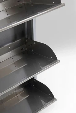 Outlet KARE Design Szafka na buty Caruso MO 50x170 cm srebrna - KARE