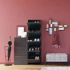 Hot KARE Design Szafka na buty Caruso MO 50x170 cm antracytowa - KARE