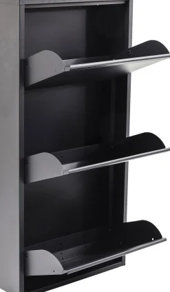 Clearance KARE Design Szafka na buty Caruso 50x103 cm antracytowa - KARE